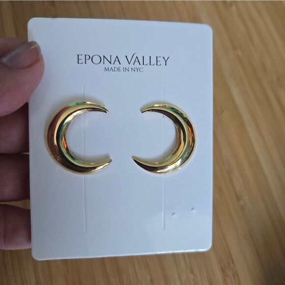 EPONA VALLEY LUNA EARRINGS GOLD - Picture 4 of 6